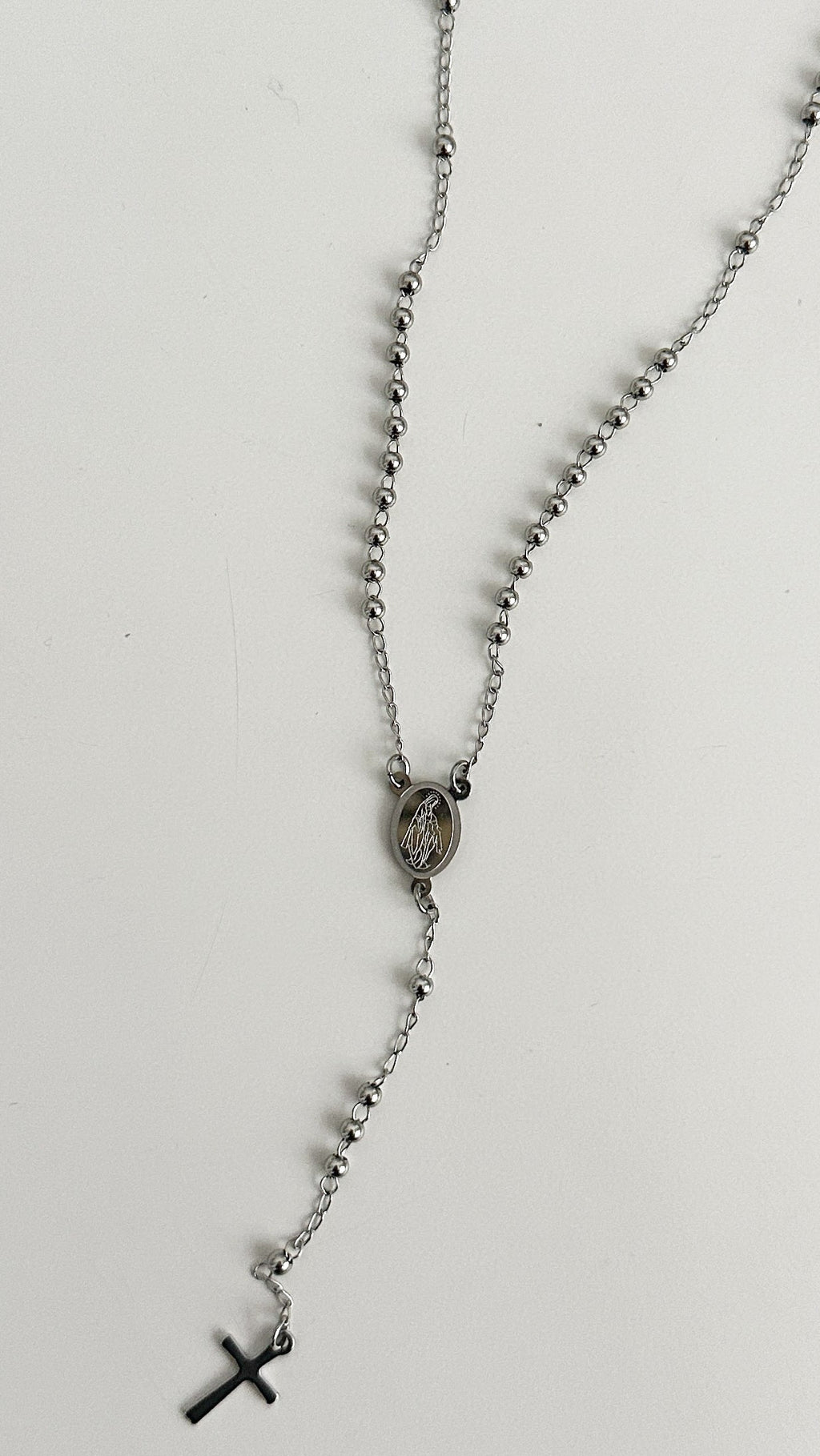 rosario clásico plata