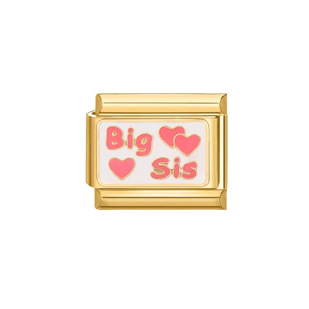 Big Sister Gold Charm