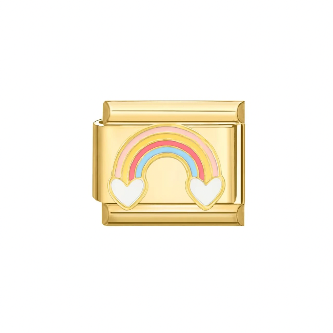 Rainbow Gold Charm