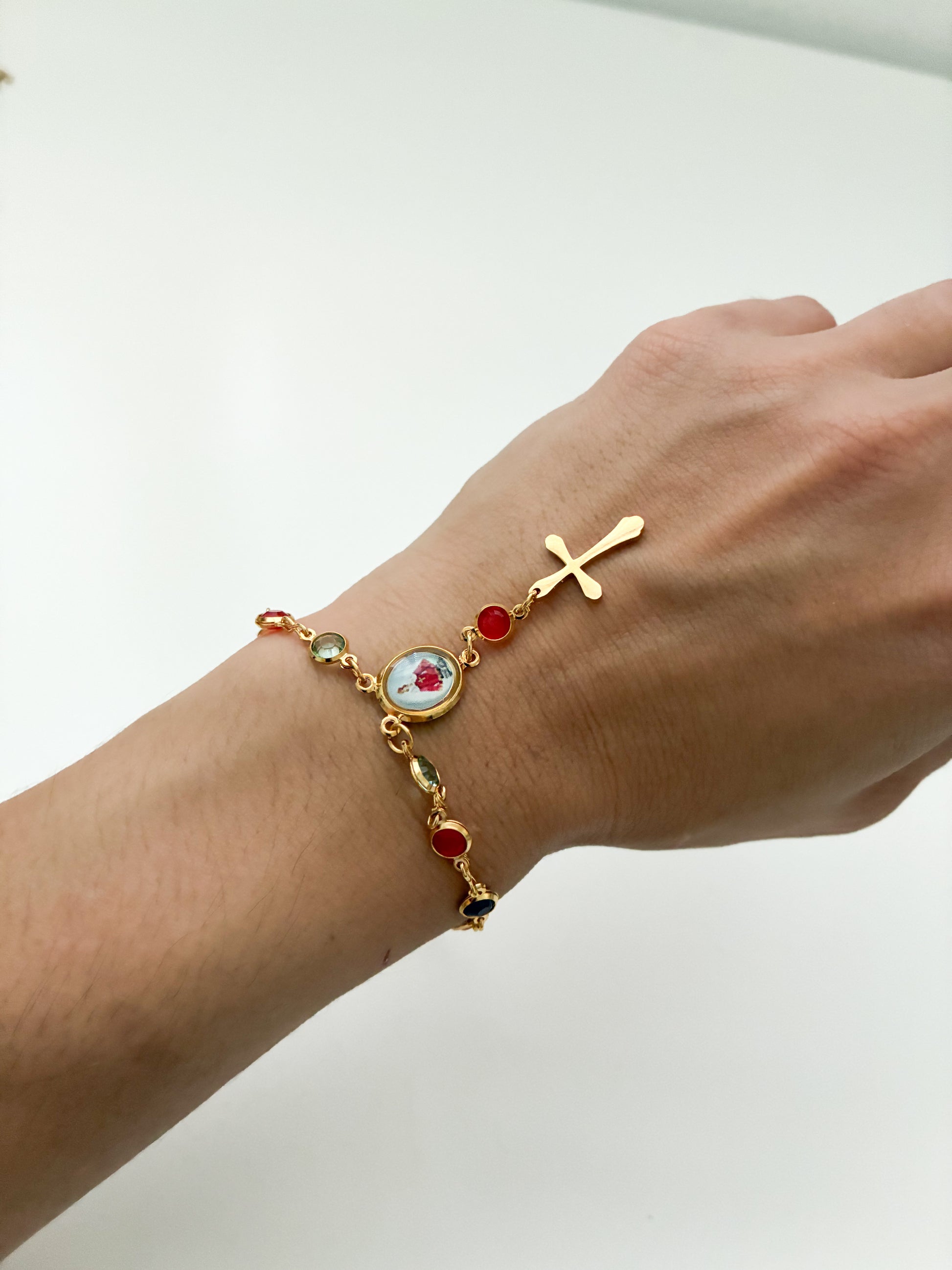 pulsera rosario amor eterno