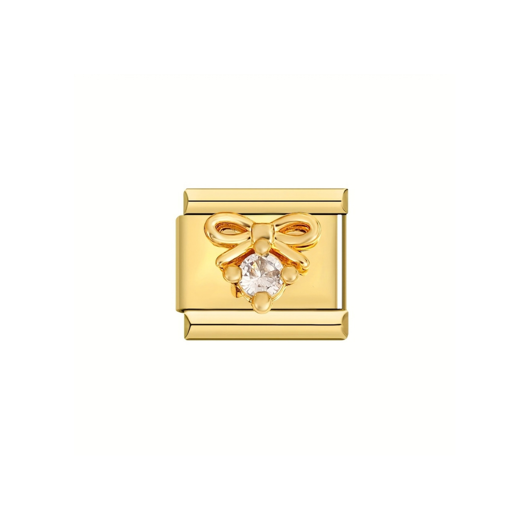 Bow Gold Charm