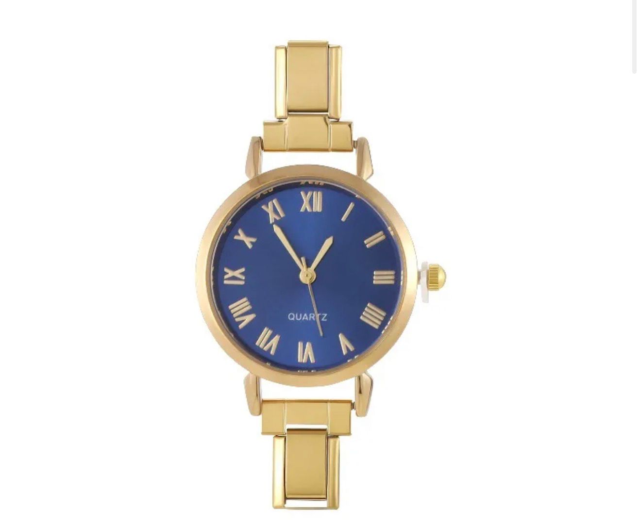 Gold & Royal Blue italian watch