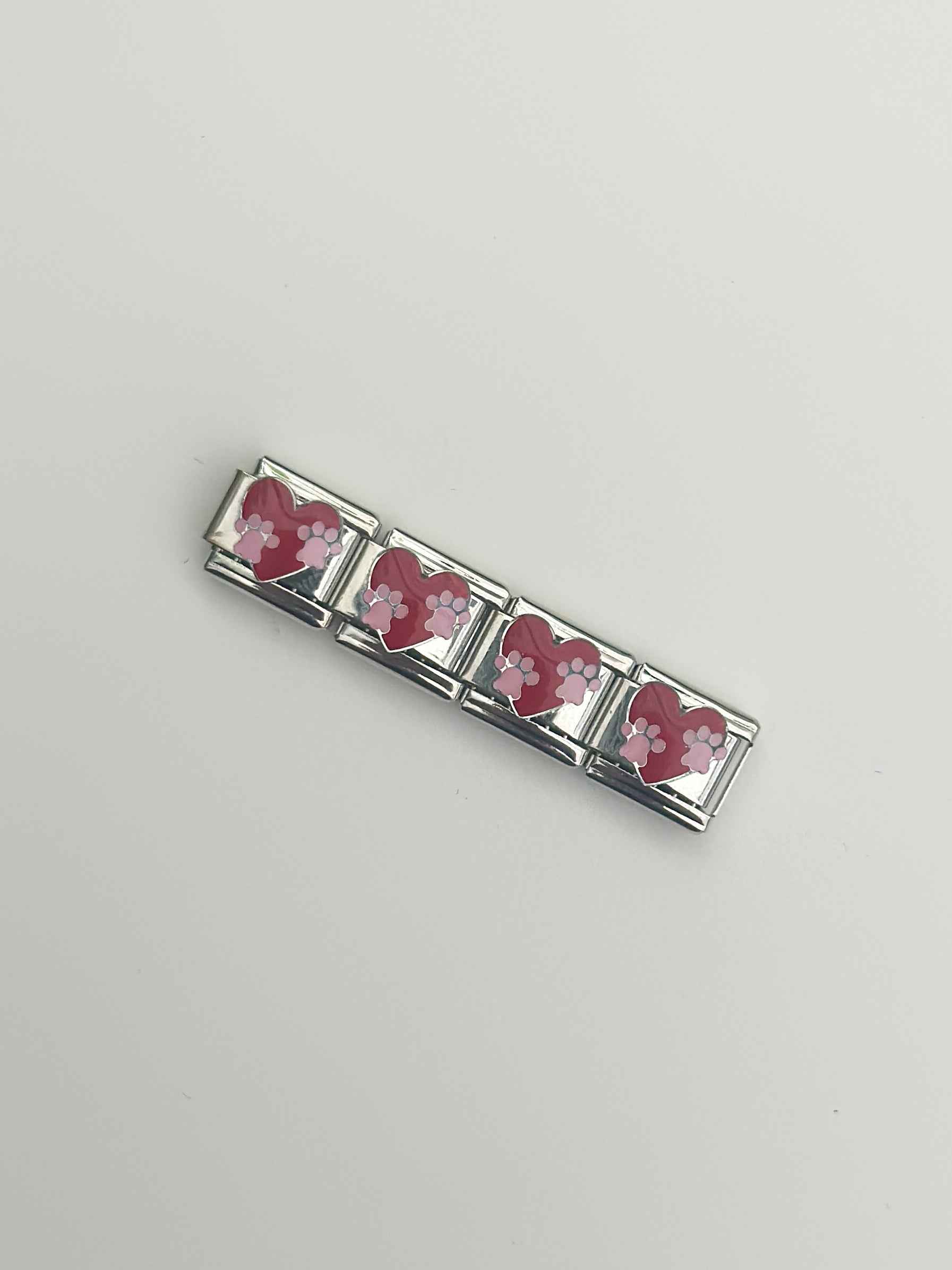 paw heart charm