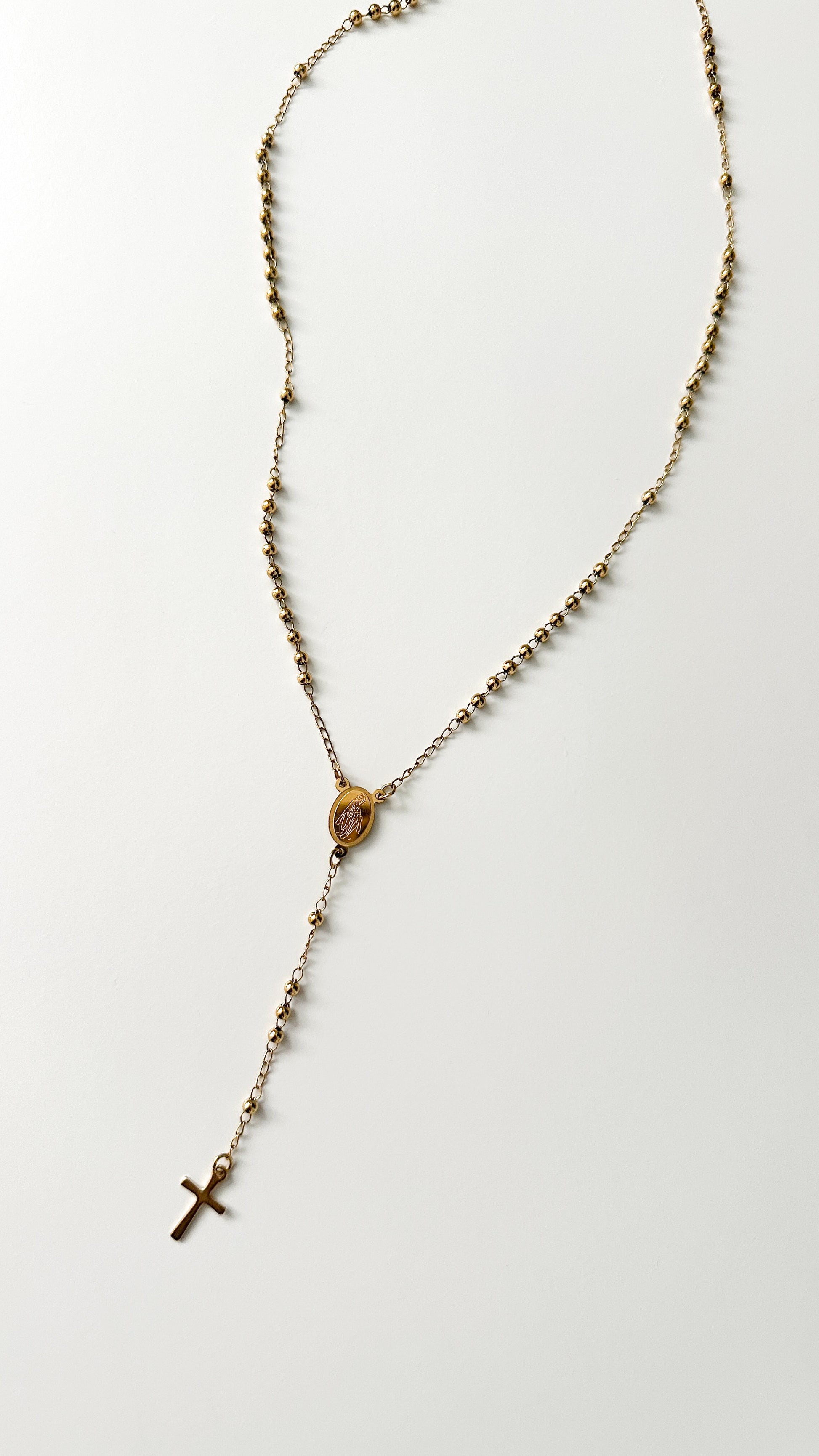 rosario clásico oro