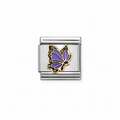 mariposa violeta charm