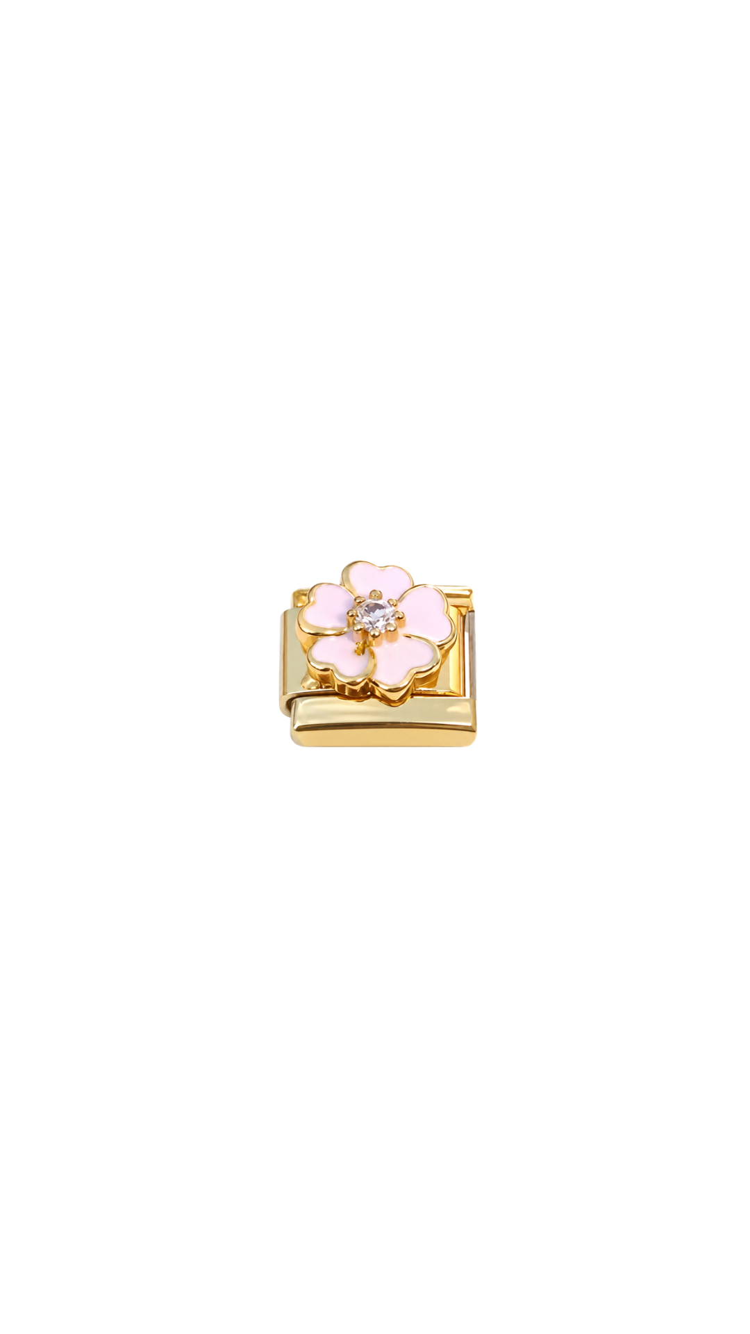 pink & gold charm