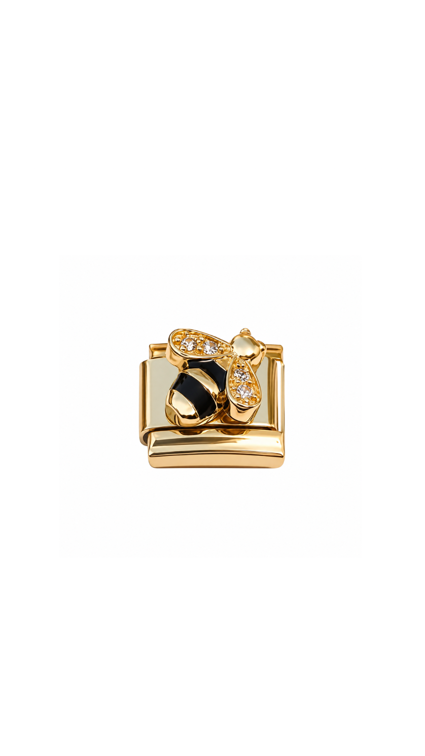gold bee charm