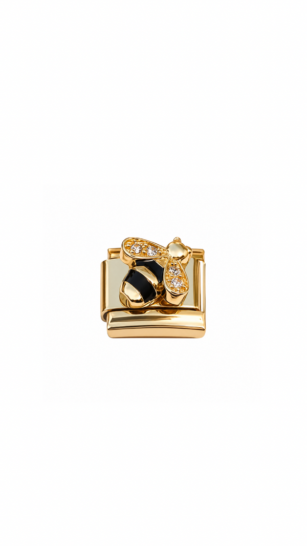 gold bee charm