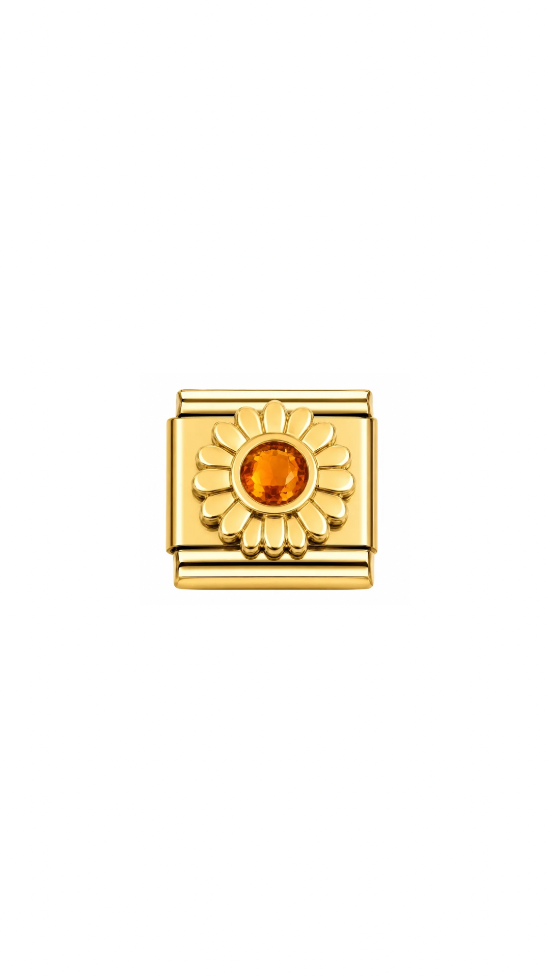 Sunflower Gold Charm