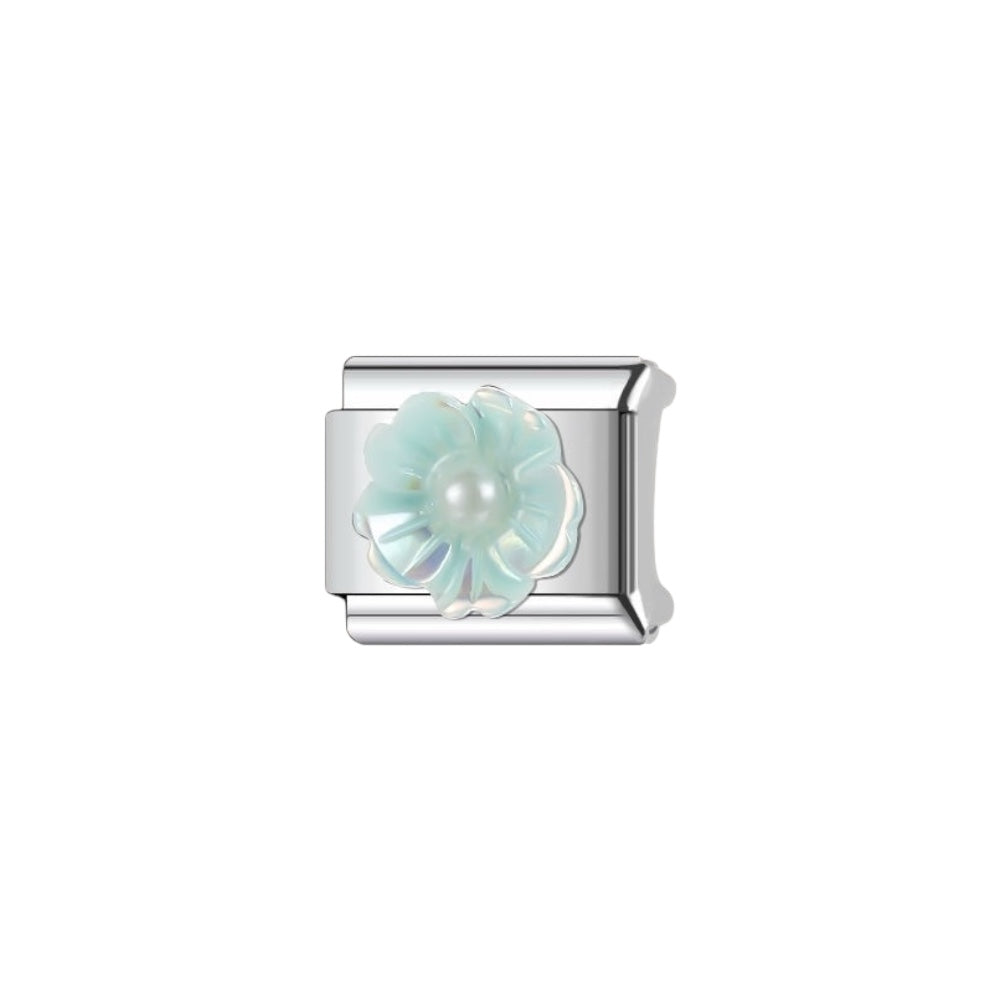 blue flower charm
