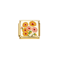 Lumina Sunflowers Gold Charm