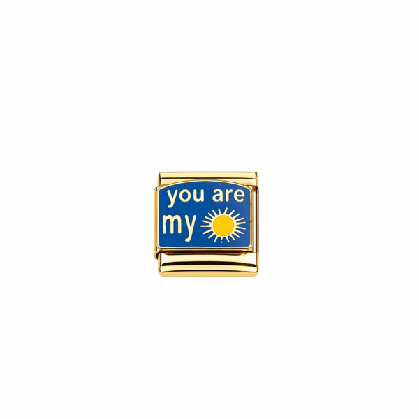 You Are My Sunshine Gold Charm