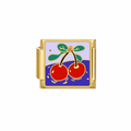 Disco Cherries Gold Charm