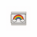 Rainbow Silver Charm