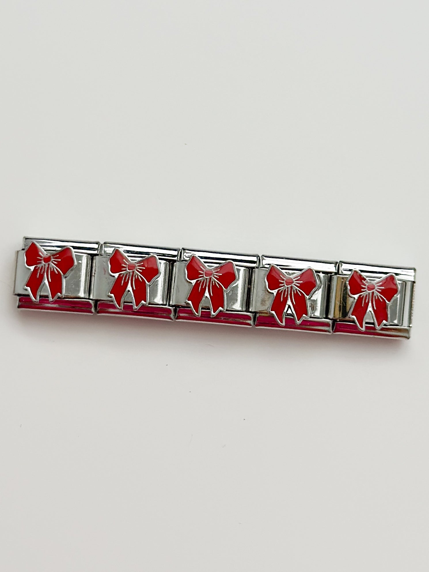 Red Bow Charm