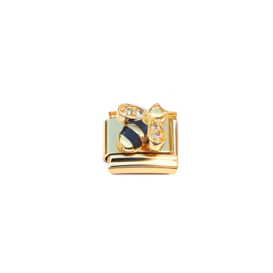 gold bee charm