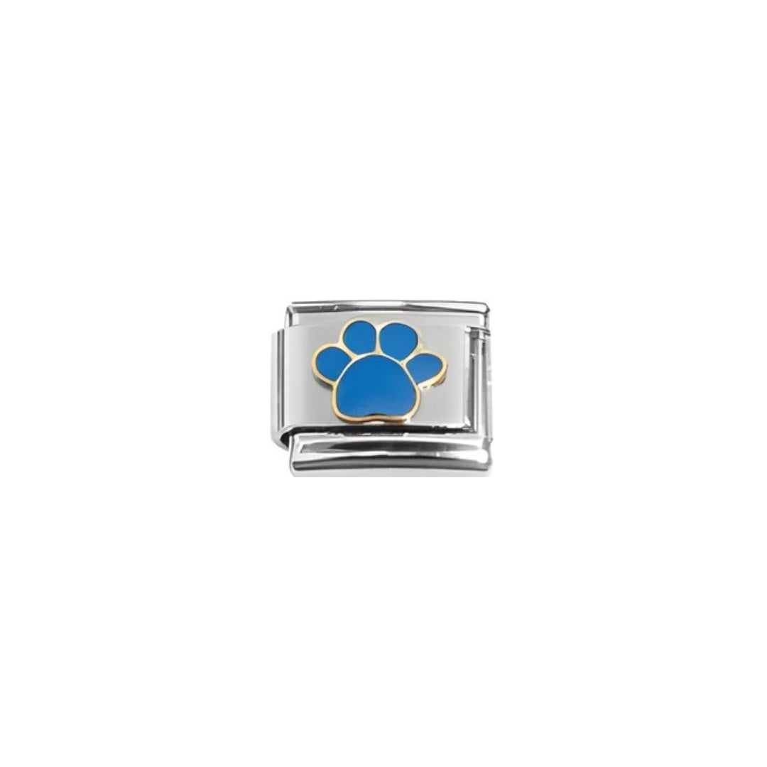 blue paw charm