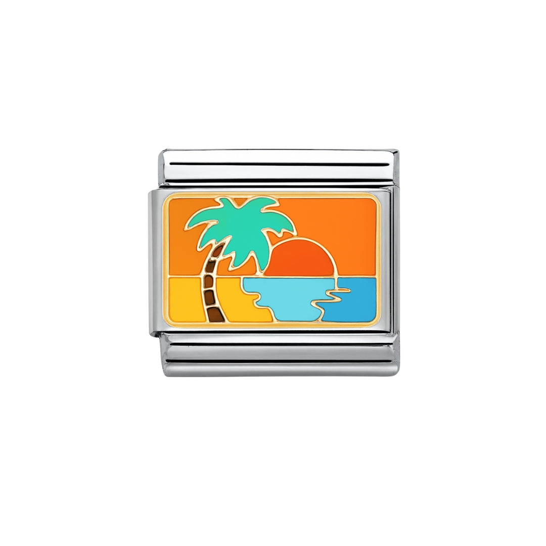 beach sunset charm
