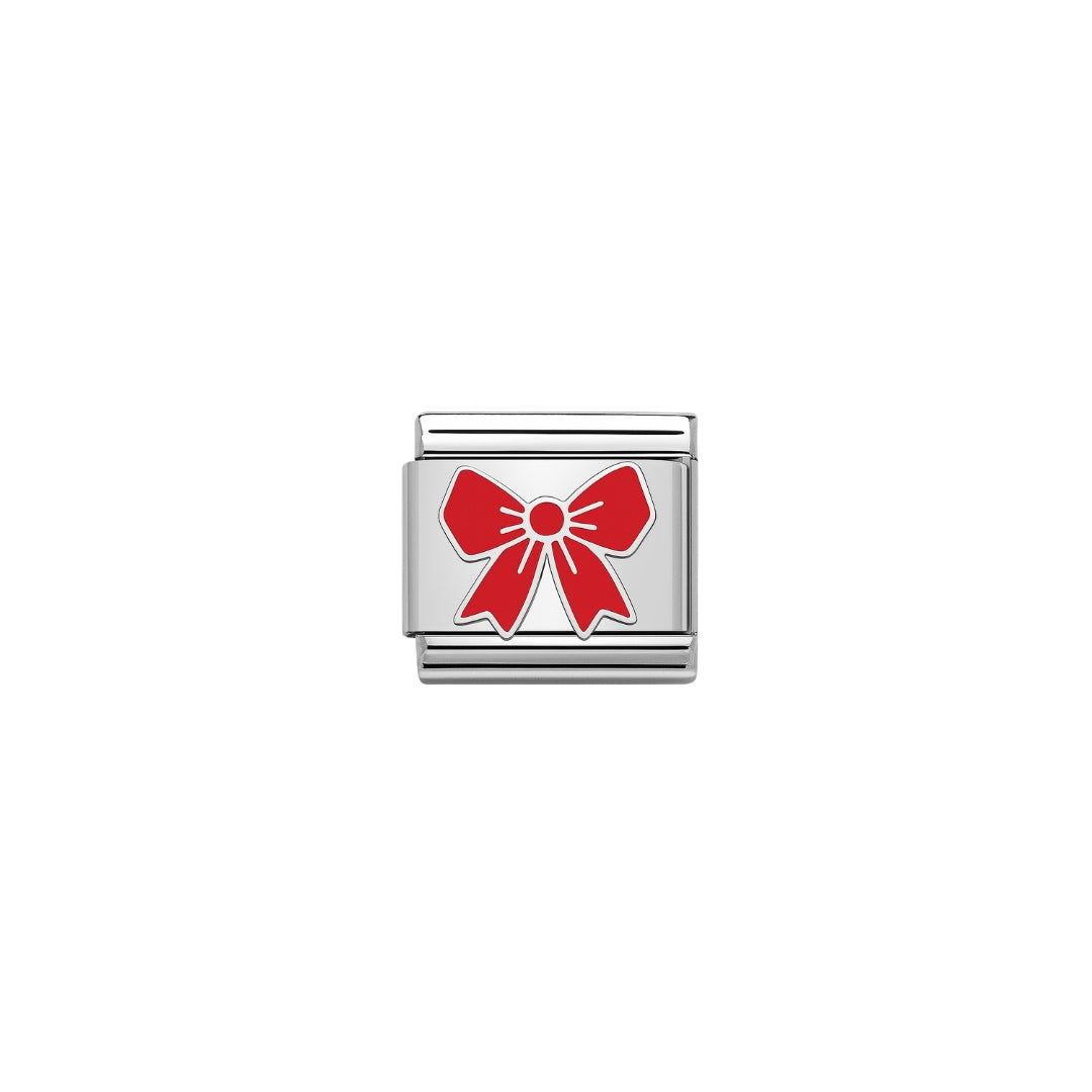Red Bow Charm