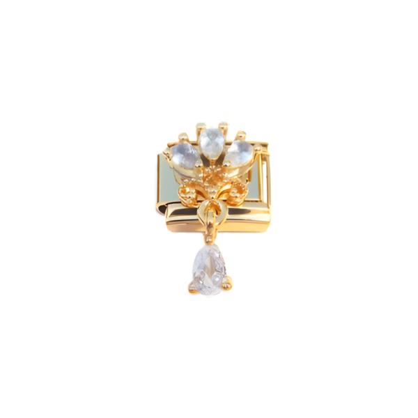 vintage dangle gold charm