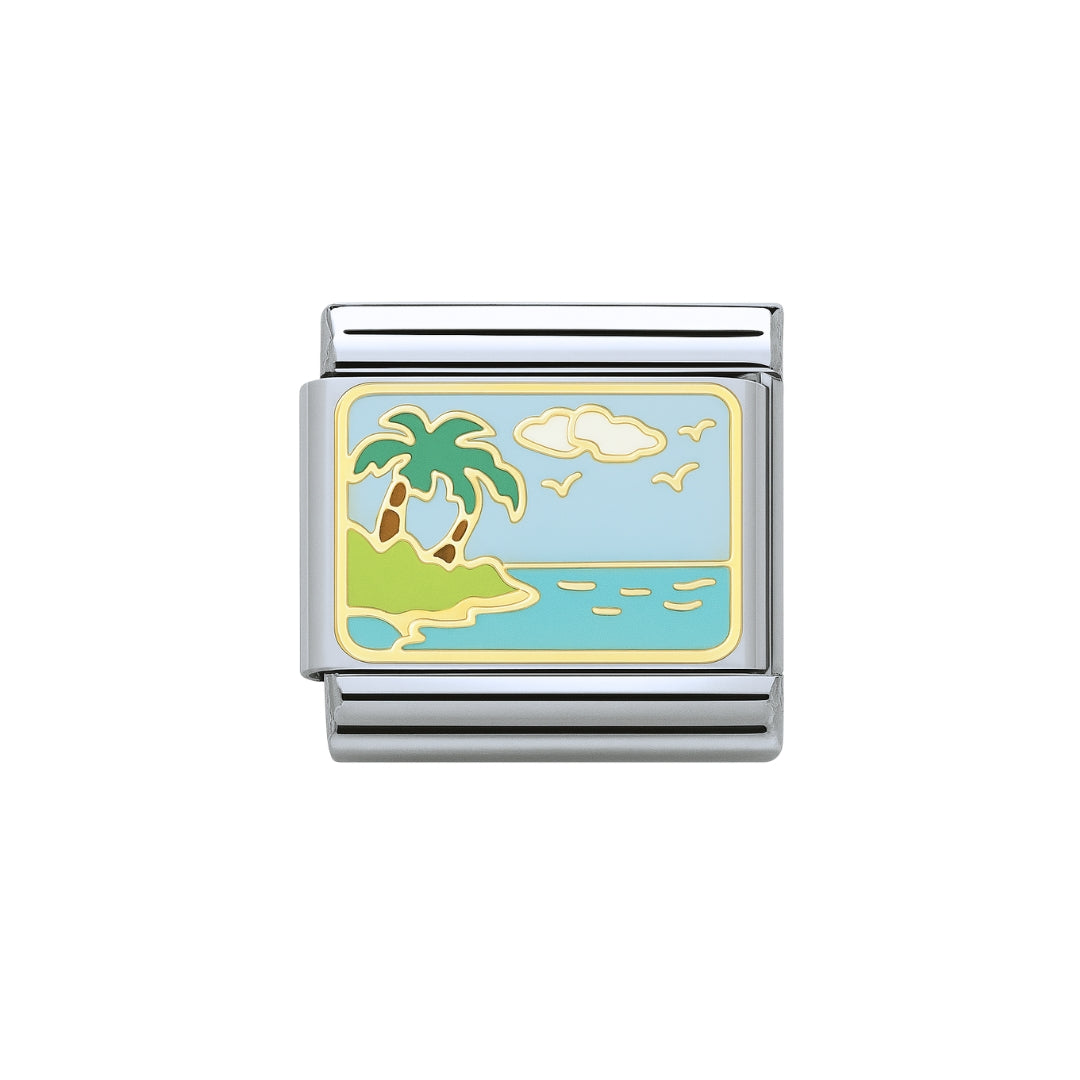 blue beach charm