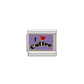 i love coffee charm