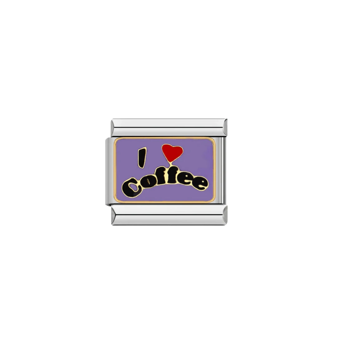 i love coffee charm