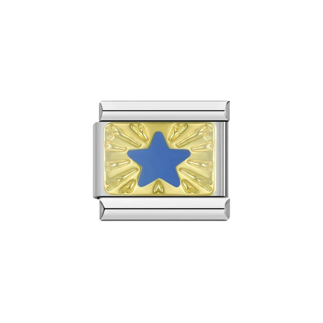 estrellita azul plata charm