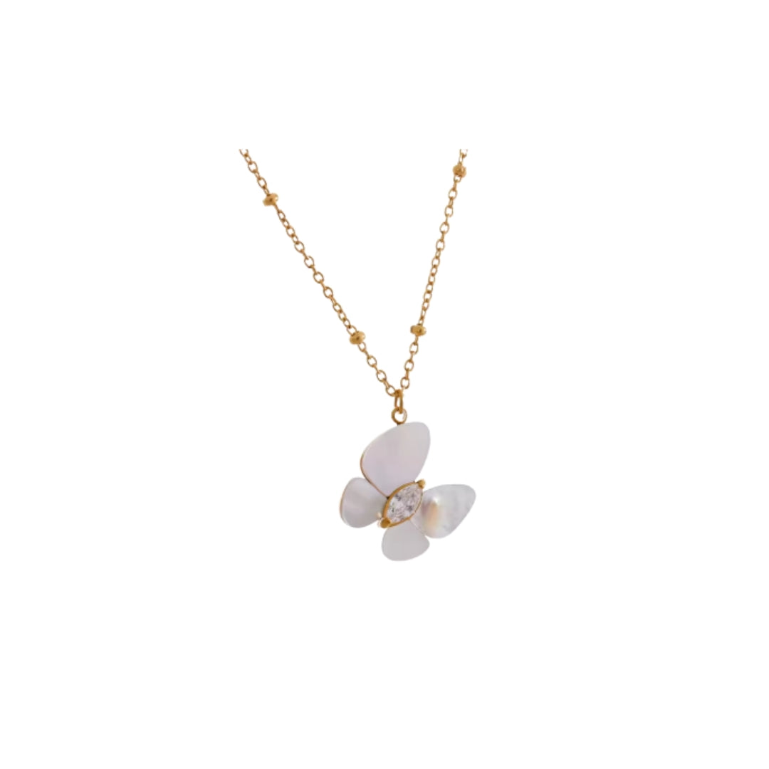 White Pieris Necklace