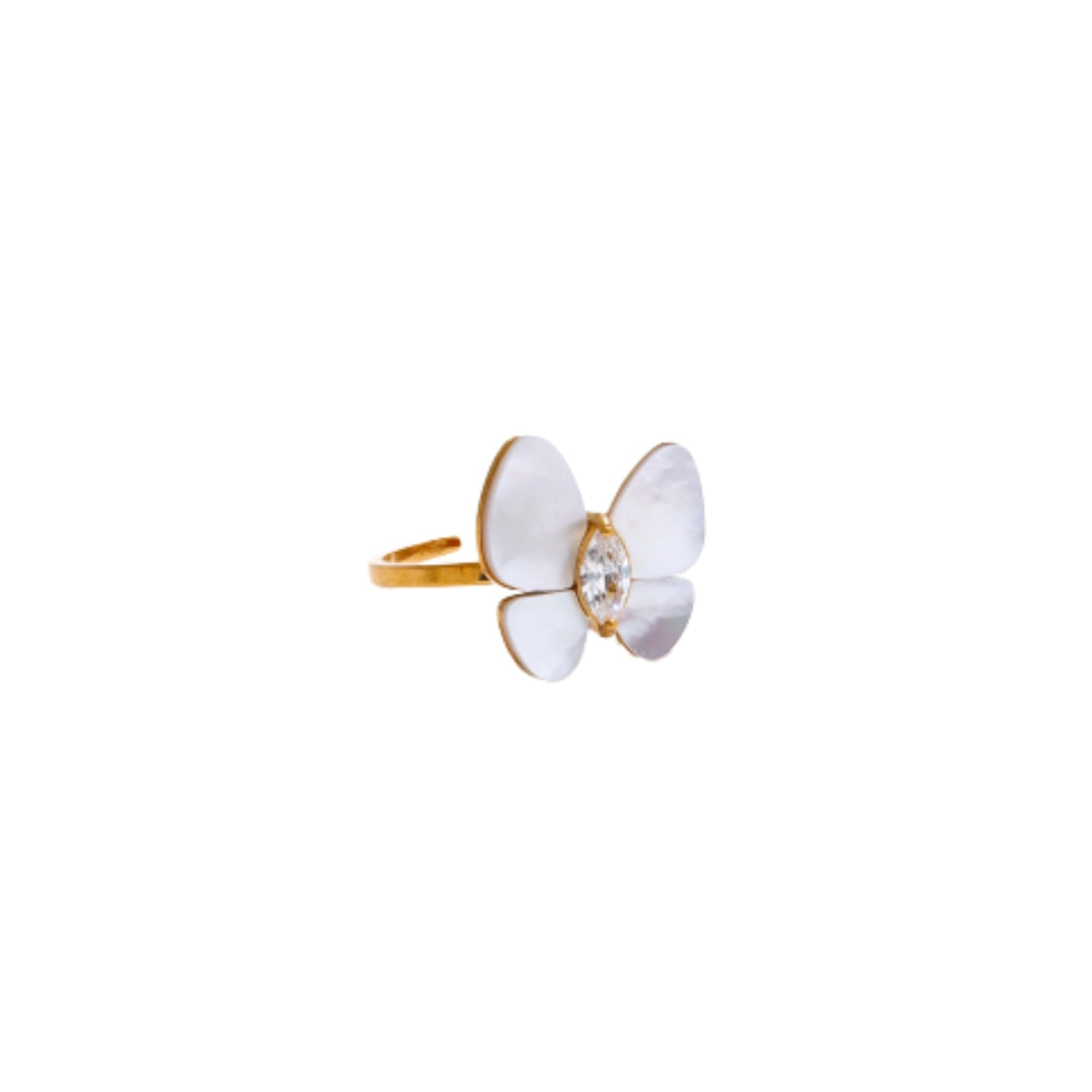 White Pieris Ring