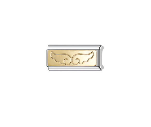 Angel Gold Wings Link Charm