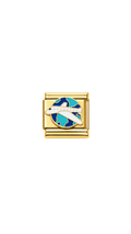 Gold Airplane Charm