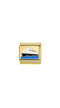 Cruiseship Gold Charm
