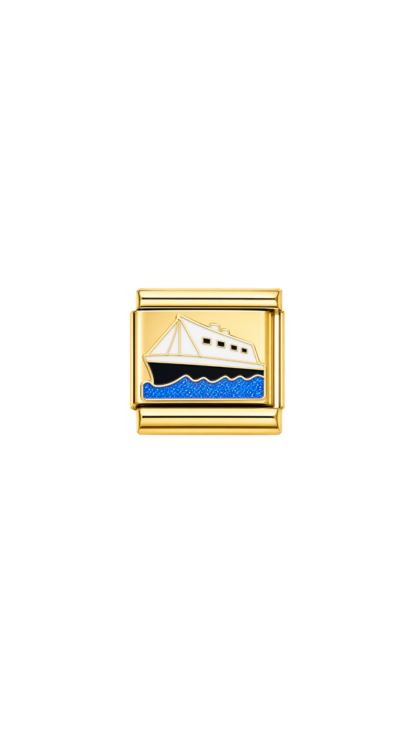 Cruiseship Gold Charm