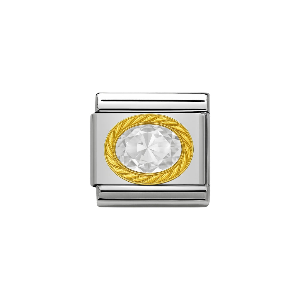 diamond stone charm