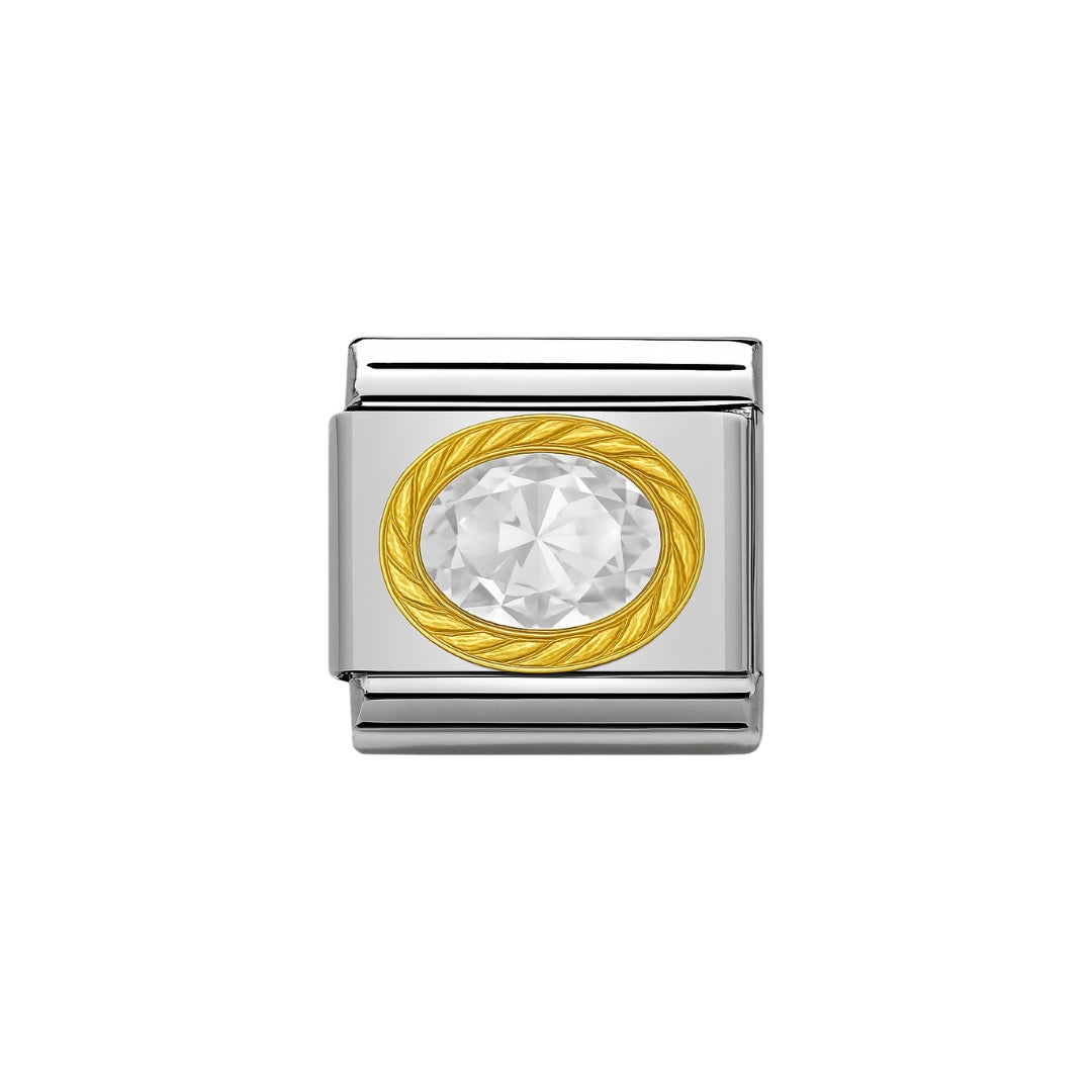 diamond stone charm