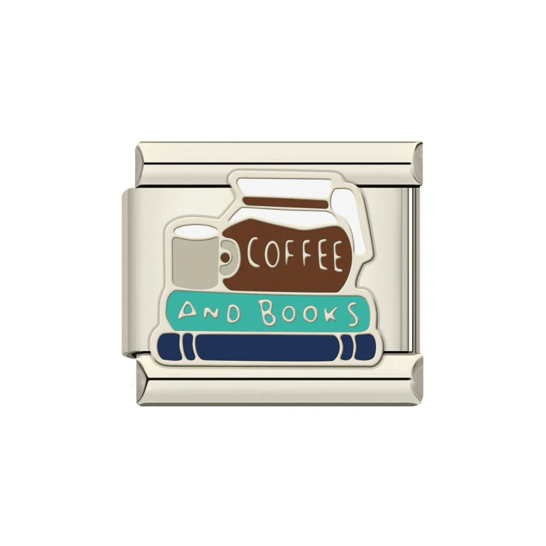 coffee and book lover  charm