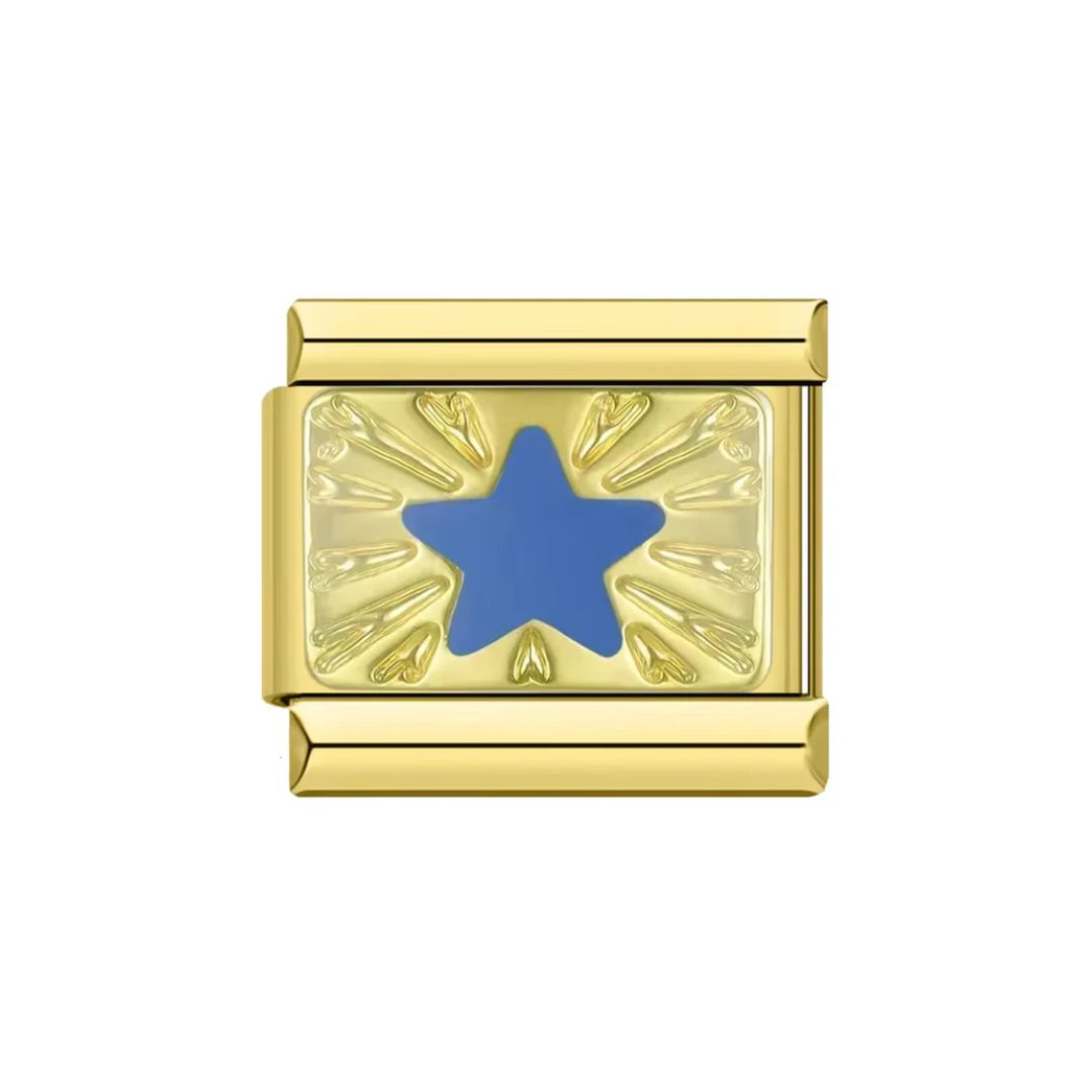 Blue Star Charm