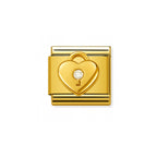 candado dorado charm