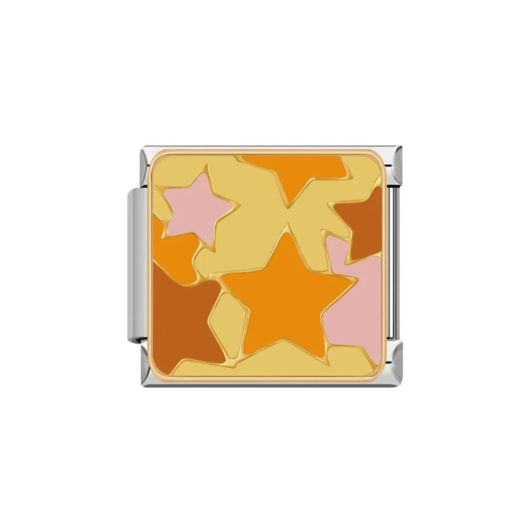 yellow stars charm