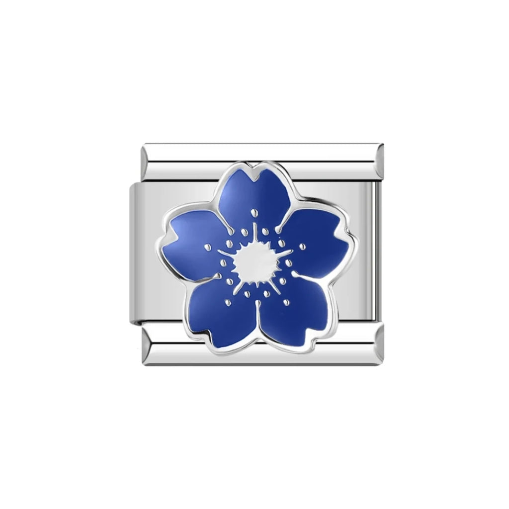blue flower charm