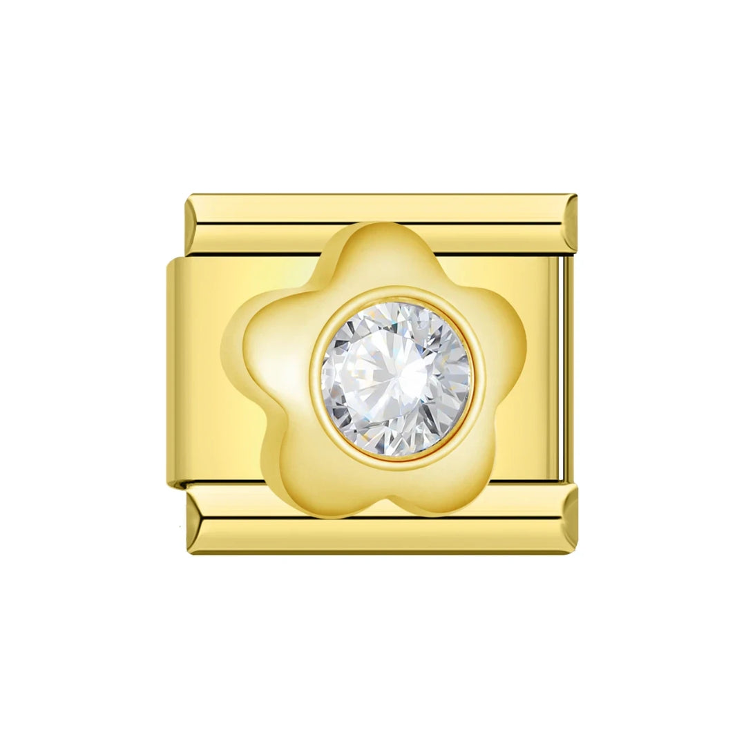 flor dorada charm