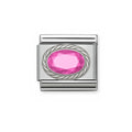 pink stone charm