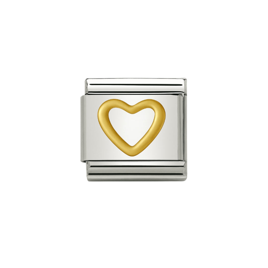 minimalist heart charm