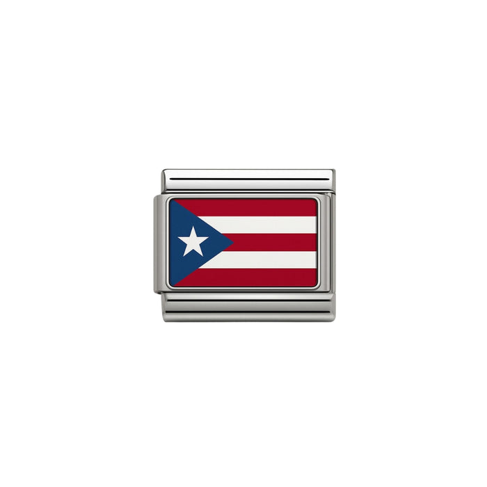 Puerto Rico flag charm