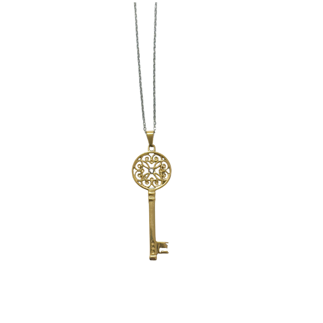 Key Charm Necklace